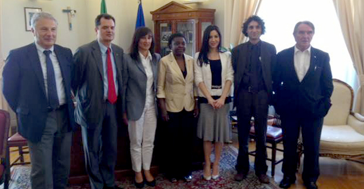 delegazione pdestero con ministra kyenge