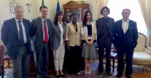 delegazione pdestero con ministra kyenge