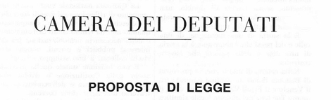 proposta di legge