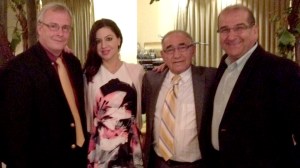 Il sindaco di Oshawa, John Henry, Alessandro Magnone e Luigi Gravini
