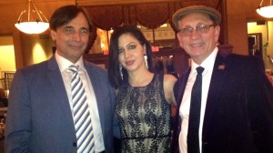 Da sinistra: Prof Ernesto Virgulti (Brock University) e Sam Cino organizzatore di Sicilia Canta 