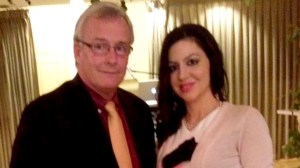 Con il sindaco di Oshawa, John Henry 